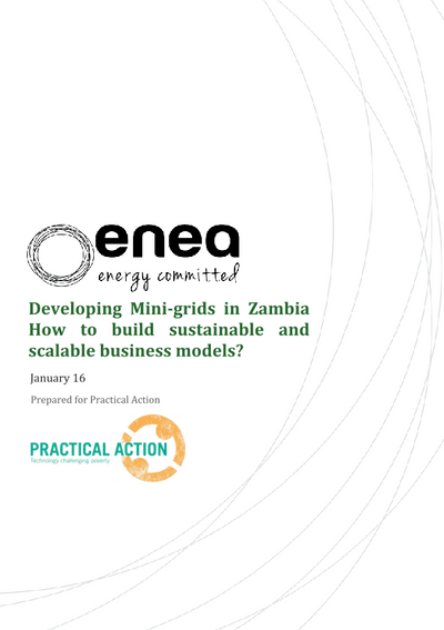 Which business models for mini-grids in Zambia?